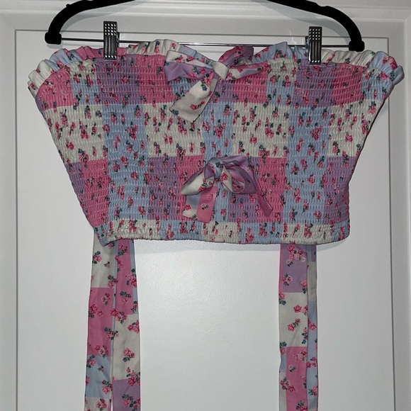 *SOLD OUT* Down Home Roots Patchwork Crop Top - Picture 2 of 9